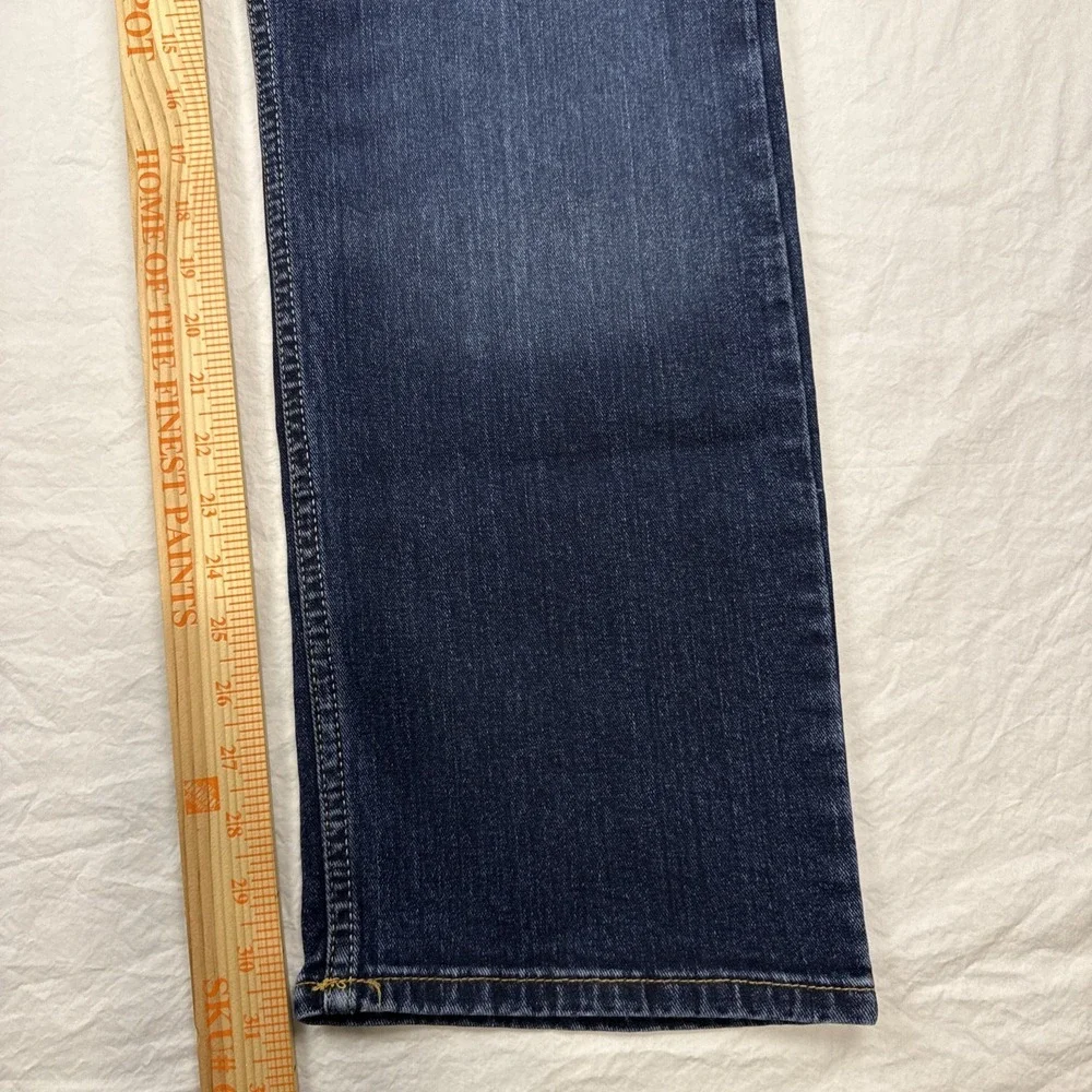 Wrangler Jeans Mens 38x30 Straight Fit Blue Cowboy Denim Pants 95STTWI Vtg